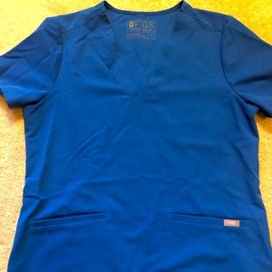 FIGS royal blue scrubs